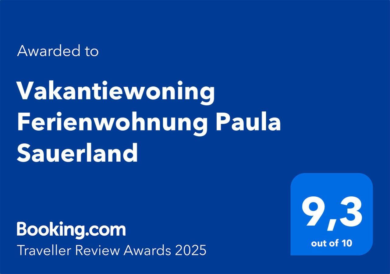 Vakantiewoning Ferienwohnung Paula Sauerland Schmallenberg Esterno foto